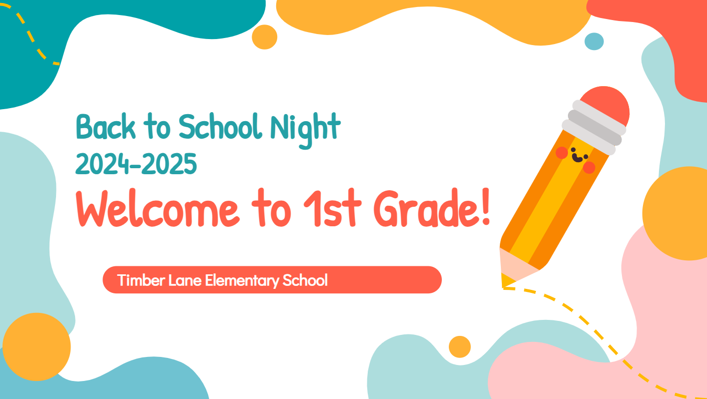 First Grade Back to School Night Presentation