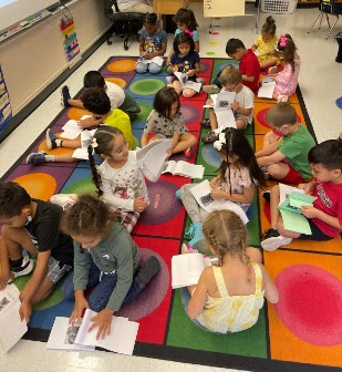 Students read their class community books!